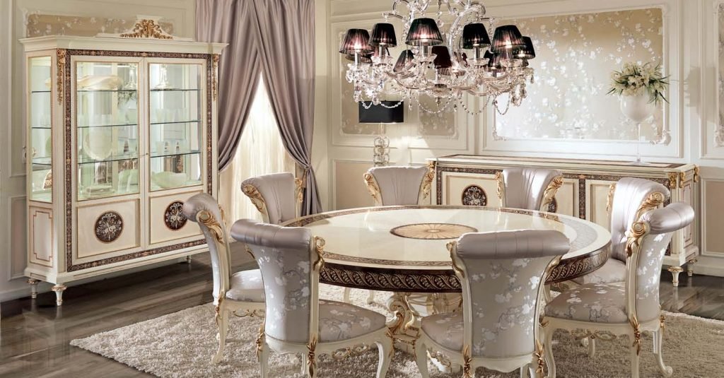 Круглый стол Ceppi, стулья Ceppi, витрина Ceppi, сервант Ceppi Центр Итальянской Мебели Antonovich Home