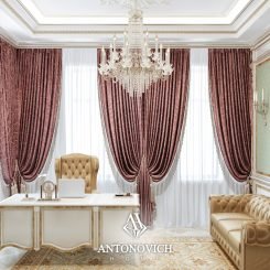 Кабинет в классическом стиле от Antonovich Home