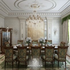 Интерьер столовой от Antonovich Home