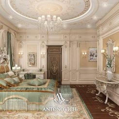 Роскошная спальня в стиле барокко от Antonovich Home