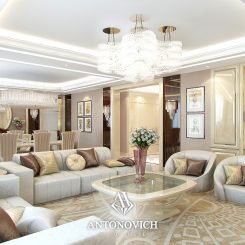 Стильный интерьер квартиры от Antonovich Home
