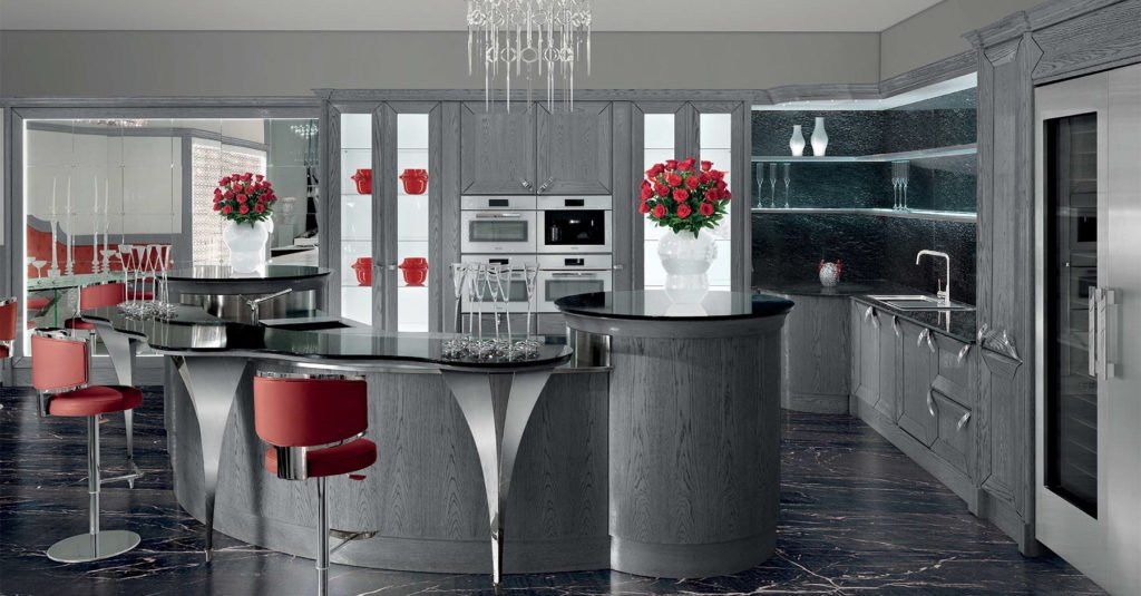 Современная Brummel кухня DOLCE VITA, Центр итальянской мебели Antonovich Home